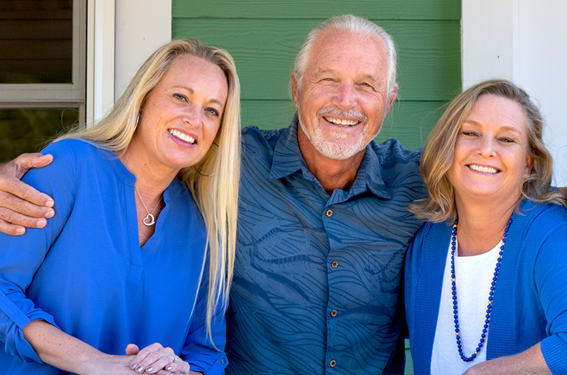 Hilary, Charlie and Julie